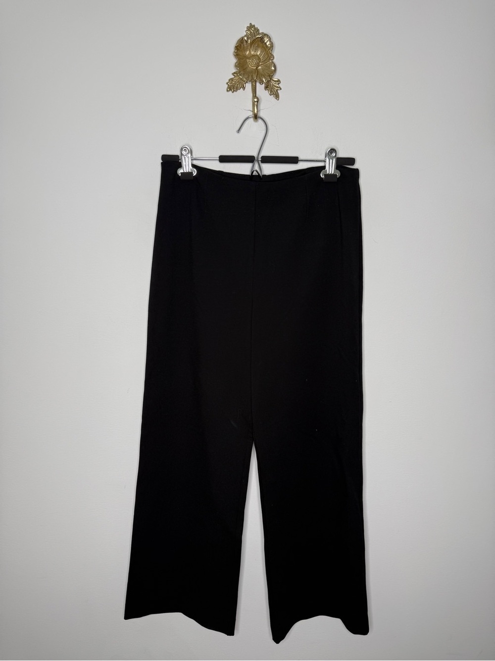 Atelier By Lyse Spenard Black Pull On Pants S